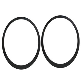 Zafina-UP Replacement 51137149905 51137149906 Headlight Trim Ring Left+Right Compatible for Mini Cooper John Cooper Works Hatchback 4-Door 1.6L 1597CC 98Cu. In. l4 GAS DOHC Turbocharged 2013