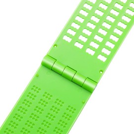 Braille Writing Slate and Stylus, 4 Lines 28 Cells