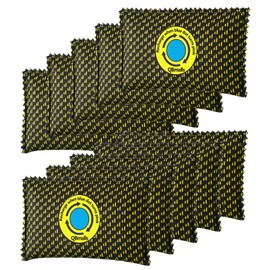 QBmalls 100g Rechargeable Desiccant Pack of 10,Moisture Absorber for Storage Bins,Gun Safes,camper and Cars,Desiccant Dehumidifier for Closets,Drawer,Luggage and Small Spaces