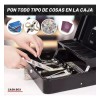 INSMART CASA Caja De Dinero Capas De Metálica Caja De