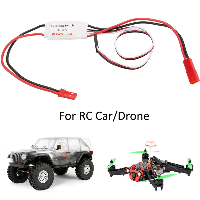 30A Remote Controlled On/Off Switch PWM Receiver Electronic Switch for