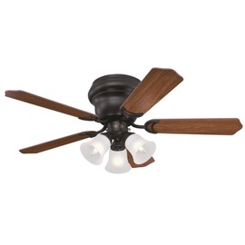 Westinghouse 7231300 CONTEMPRA TRIO Indoor Ceiling Fan with Light, 42 Inch, OIL RUBBED BRONZE