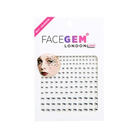 Transparente Strasssteine, Aufkleber für Augen, Gesicht, Körper, Nagelsteine, Nagelsteine, Strasssteine, Gesichtsschmuck, Strasssteine, für Party, Rave-Festival, Verkleidungs-Make-up – selbstklebend – KAZ11