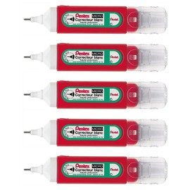 PENTEL Pentex ZLC31-W Correction Pens Fine Tip 12ml (Pack of 5)