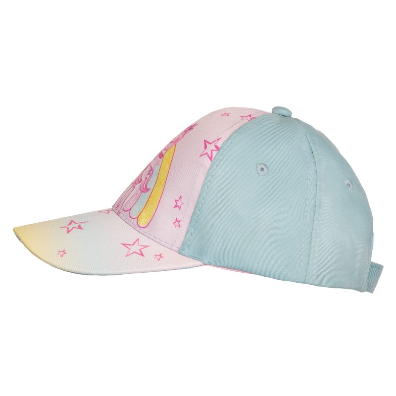 Brandsseller Girls' Children's Cap Sun Hat with Motifs, lightblue