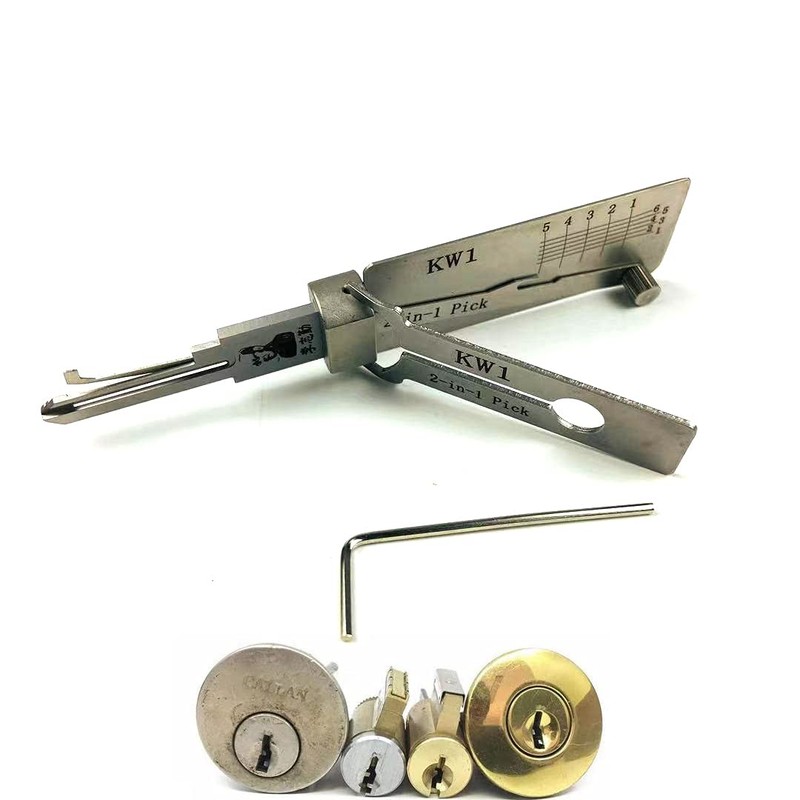 KW1 LiShi 2 in 1 Decoder and Pick Tools for