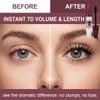 2 Pieces 7D Waterproof Mascara, Natural Length,Long-Lasting & Buildable Volume,