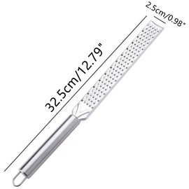 2 Pcs Lemon Zester Grater, Professional Lemon Grater Citrus Zester, Parmesan Cheese Grater with Handle, Lemon Zester Tool for Cheese Citrus Lime Chocolate Fruits Vegetables Ginger Garlic