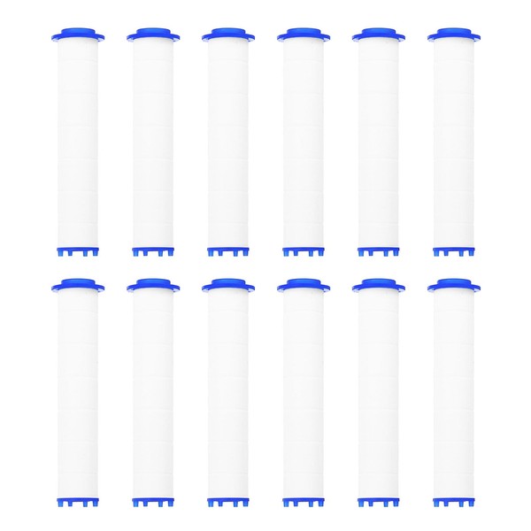 uxcell 12 Pcs Shower Head Filter 4.1 Inch PP Cotton