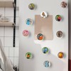 12Pcs Glass Refrigerator Magnets - Fridge Magnets Decoration for Classroom,