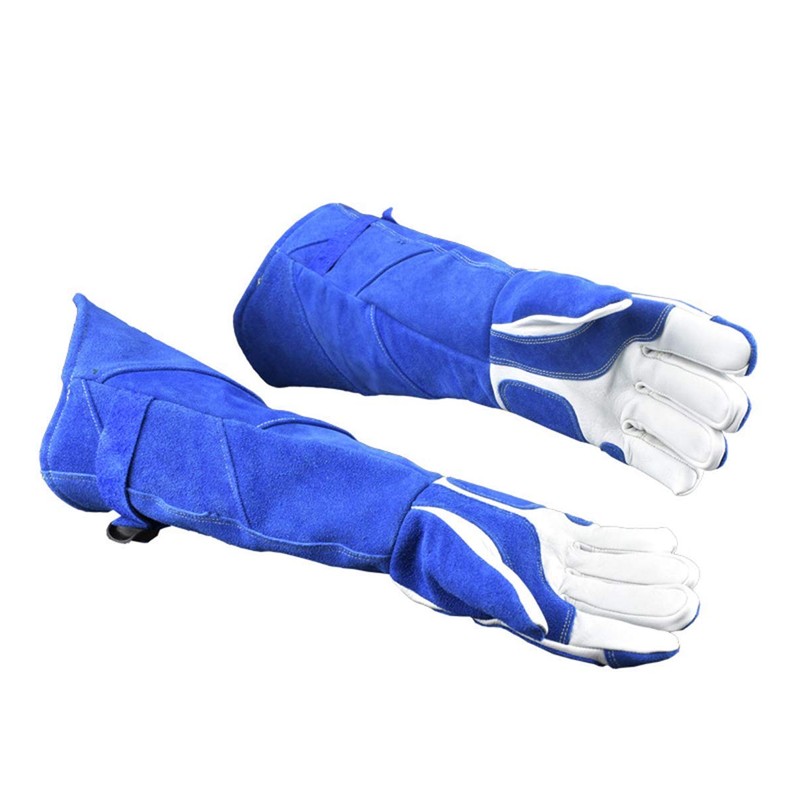 CPTDCL Anti-Bite Animal Gloves Soft Leather Thick Scratch-Resistant Gloves Bite