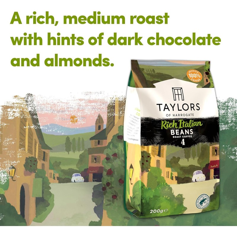 Taylors Coffee Beans (Each Pack 200g). Pick Any 6 from