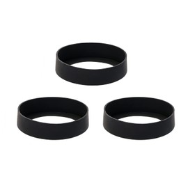 ONLYKXY 3pcs Silicone Bottom pad for Thermos Cup 7CM Diameter Holder Insulation Mat Cover Non-Slip Cup Mug Coaster (Black)