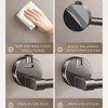 Boxonly Suction Towel Rack for Bathroom, Wall-Mounted Single Bar, Heavy-Duty