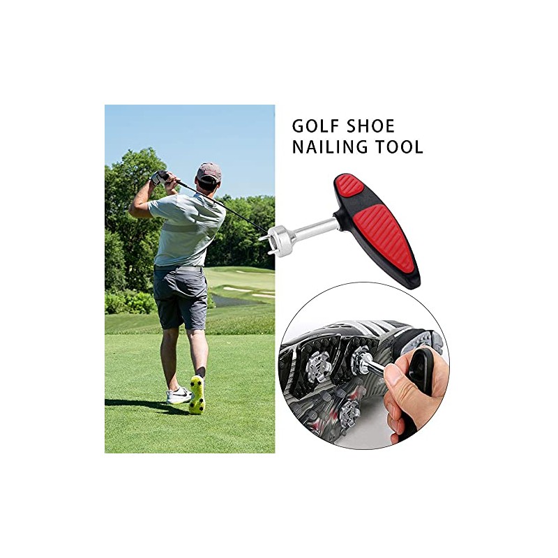 ARFUKA Golf Spike Wrench Golf Shoe Cleat Wrench Remover Golf