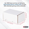 BCW 300 Count Trading Card Storage Box | Cardboard Organizer