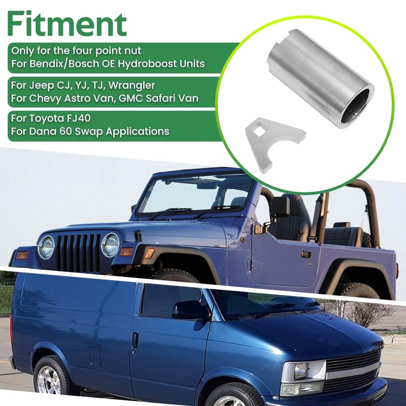 AUTOVIC Hydroboost Socket Kit For Bendix/Bosch hydroboost Large 4 Point