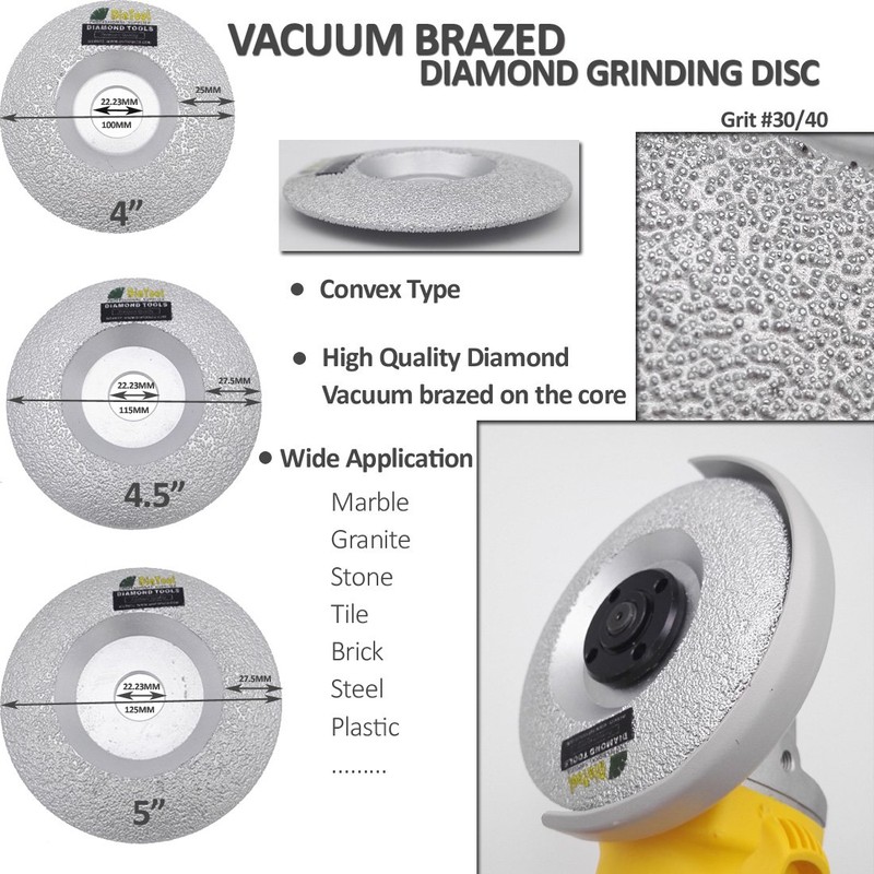 SHDIATOOL Diamond Grinding Cup Wheel 4-1/2 Inch for Granite Marble