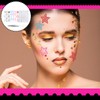 Self Adhesive Face Gem Stickers, Rhinestones Stickers for Women Face