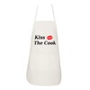 Fasciino Kiss The Cook Chef Apron with Two Front Pockets