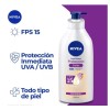 NIVEA Crema corporal Nivea humectante protection solar FPS15-1000ml Nivea Moisturizing