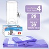 Litter Refill Bags Compatible with Litter Chanp, 4 Pack One
