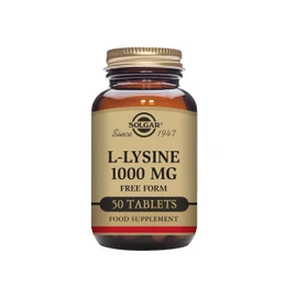 Solgar L-Lysine 1000 mg Tablets - Pack of 50 - Support For an Active Lifestyle - Vegan and Gluten Free