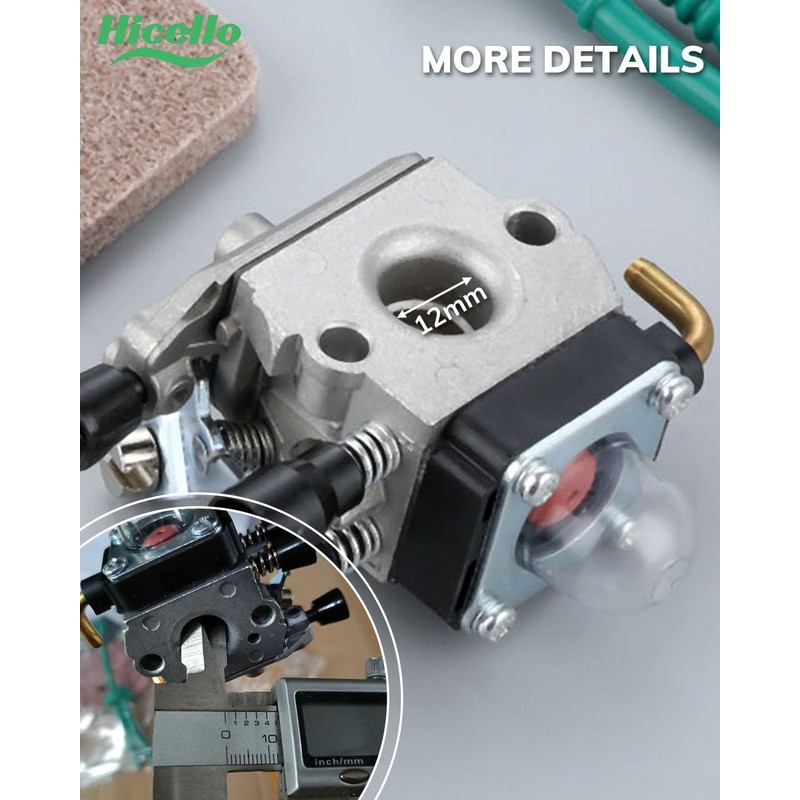 Hicello Fuel Line Carburetor Kit for STIHL FS38 FS45 FS55