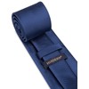 HISDERN Ties for Men Wedding Tie with Pocket Square Set