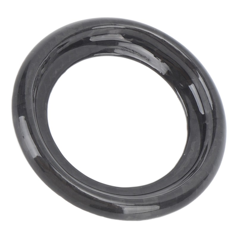 Start Button Ring Cover Carbon Fiber Start Stop Decor Sticker