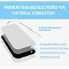 DONECO TENS Unit Pads 2X4 20 Pcs Replacement Pads Electrode