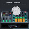Live Sound Card, Bluetooth Professional Mini Audio Mixer Board with