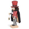 Mysterious Red Magician Nutcracker 11 x 4 Wood Decorative Tabletop