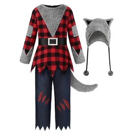 ReliBeauty Boys Werewolf Costume, Werewolf Costumes for Kids