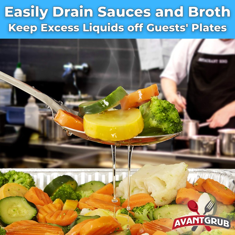 Super Strong, Ergonomic 11 in Serving Spoon 1 Pk. Big,