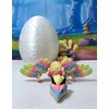 Peacock Dragon and Egg, Feathered Peacock Dragon, 3D Printed Dragon,