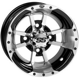 ITP SS112 Sport Wheel - 10x5 - 3+2 Offset - 4/156 - Machined , Bolt Pattern: 4/156, Rim Offset: 3+2, Wheel Rim Size: 10x5, Color: Machined, Position: Front 1028336404B