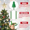 2 Pcs Christmas Tree Topper Holder, Plastic Tree Topper Base