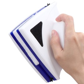 Weikeya Window Wiper Rubber Wiper Cleaning Tool Integrated Sponge Flexible Double Sided Plastic Magnets for Windows 3-8mm Thickness