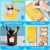 A1DIEE A1DIEE Corgi Haftnotizen Klebezettel Set - 550 Blätter Kartoon