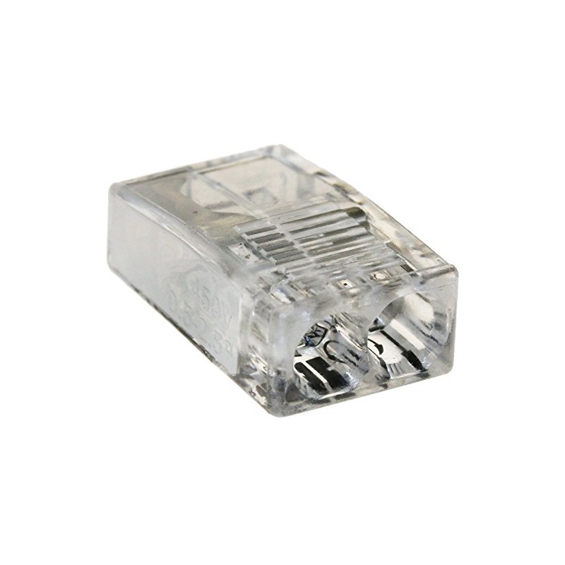 VID 2073-202 Connection Terminal/Clamp Connector 2 x Weiss 0, 5-2,