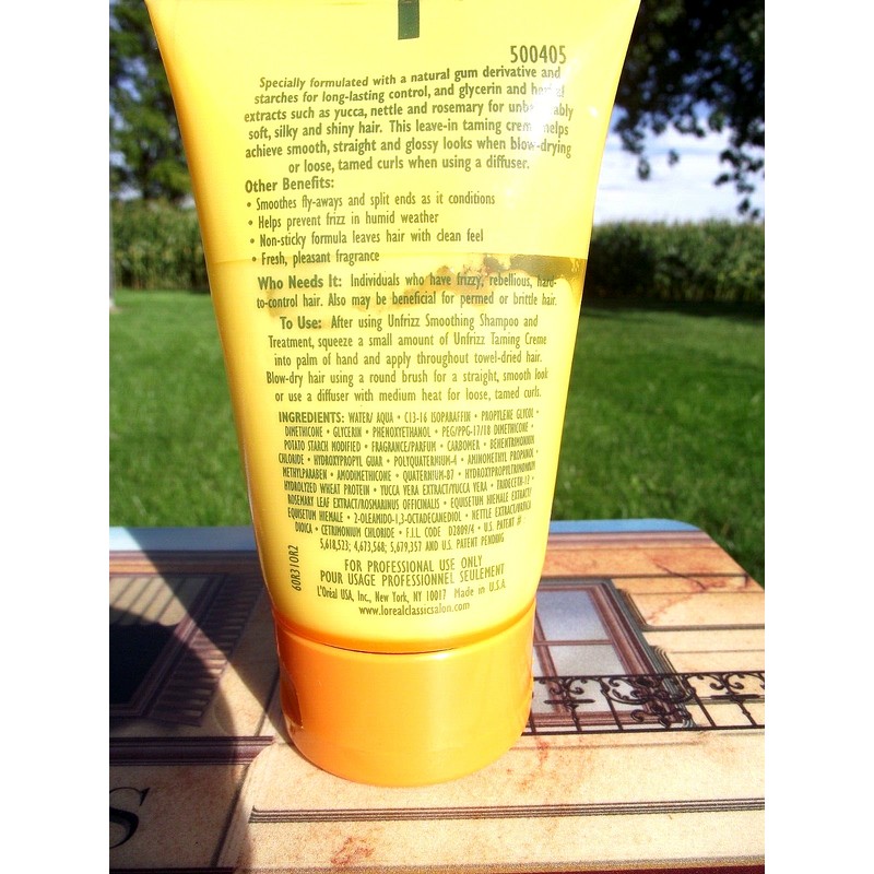 L'Oréal LOREAL NATURE'S THERAPY UNFRIZZ TAMING CREME SHOOTHES SHINES AND