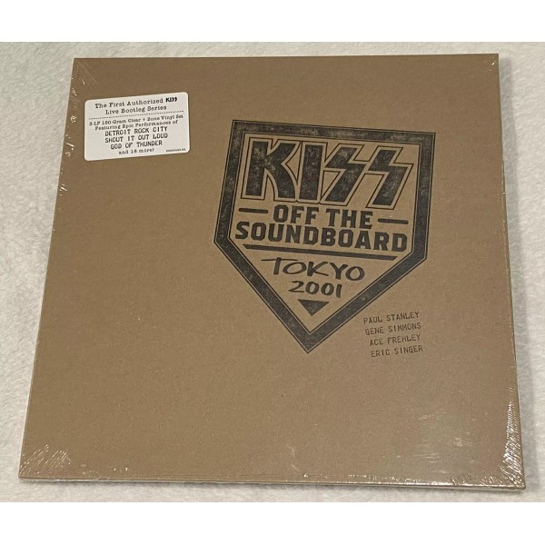 KISS Off the Soundboard Tokyo 2001 Clear Bone 3LP Set.