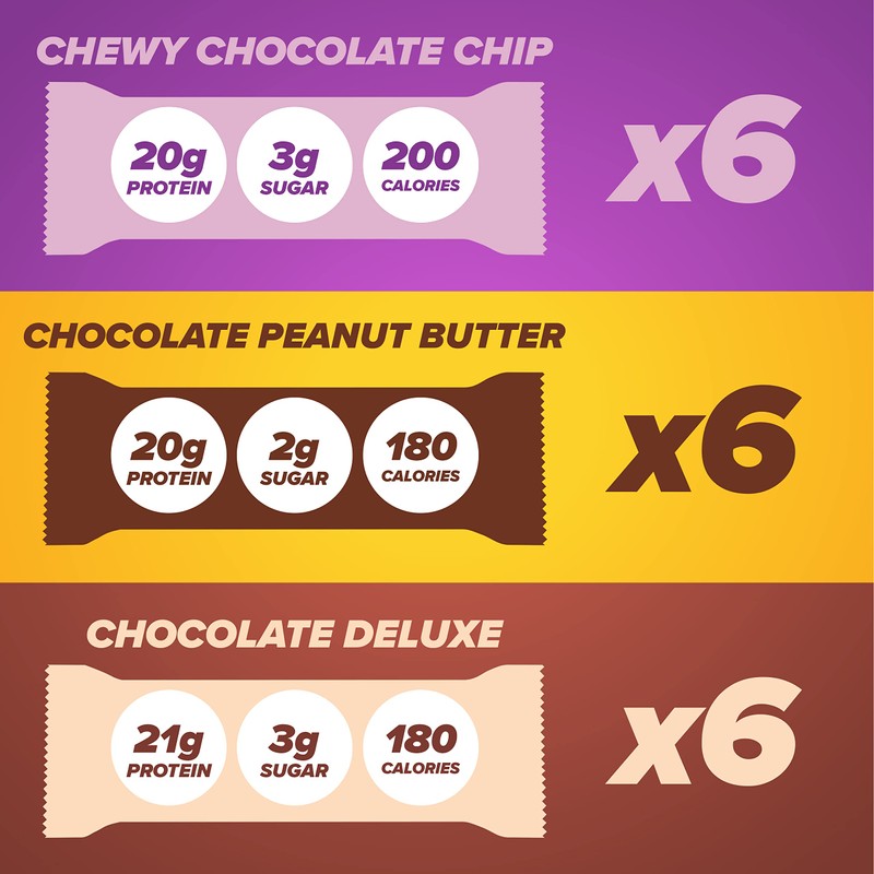 Pure Protein Bars, High Protein, Nutritious Snacks to Support Energy,