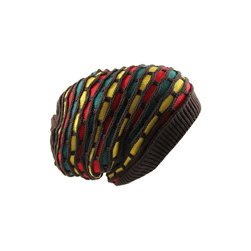 RW Rasta Beanie (Brown/Rasta)