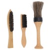 3pcs Barber Brush Set Professional Soft Bristles Portable Barber Neck
