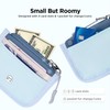 Babysun Mini Rfid Card Holder Slim Wallet with Change Zipper