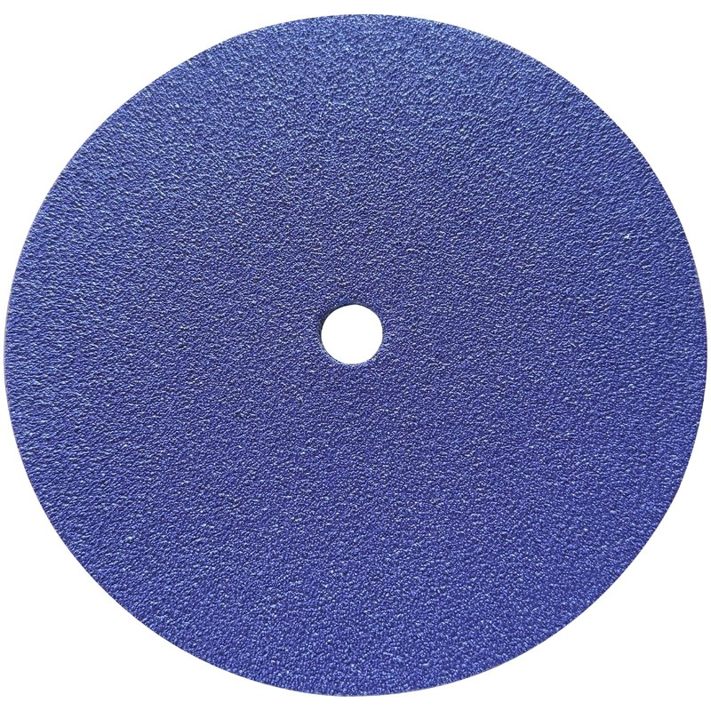 JLD 7" Sanding Disc, 60 Grit Blue Zirconia Sticky, for