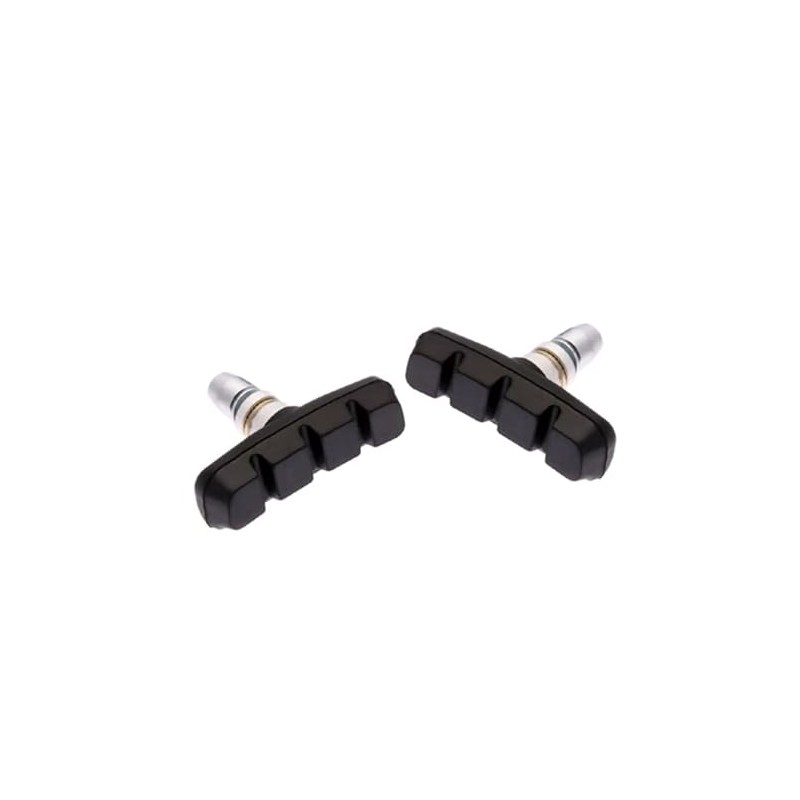 RUBAA V-Brake Bicycle Pads, Black - Suitable for Steel and