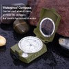ydfagak Compass, Waterproof Hiking Military Navigation Compass with Fluorescent Design,Perfect